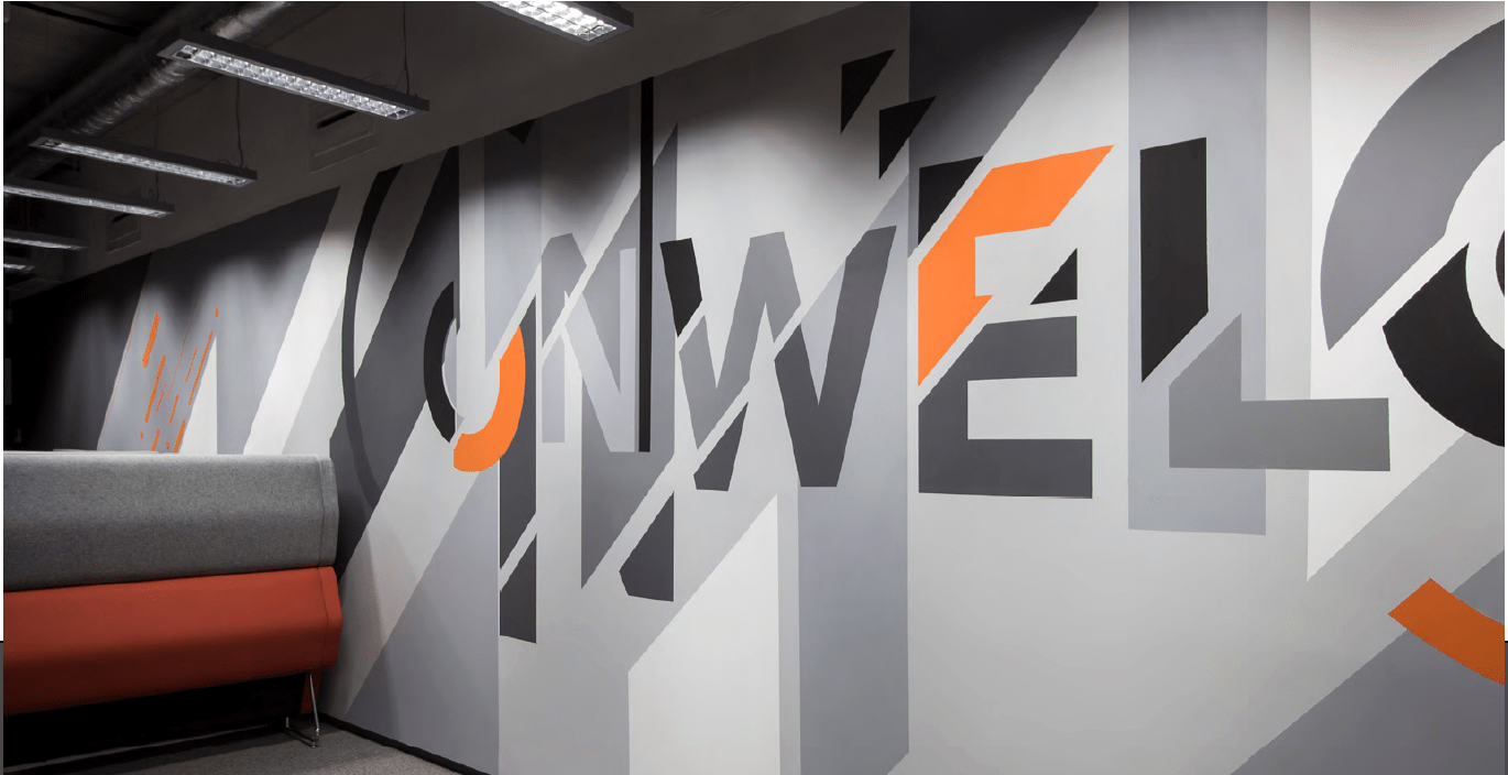 Branding marki wsparty muralem
